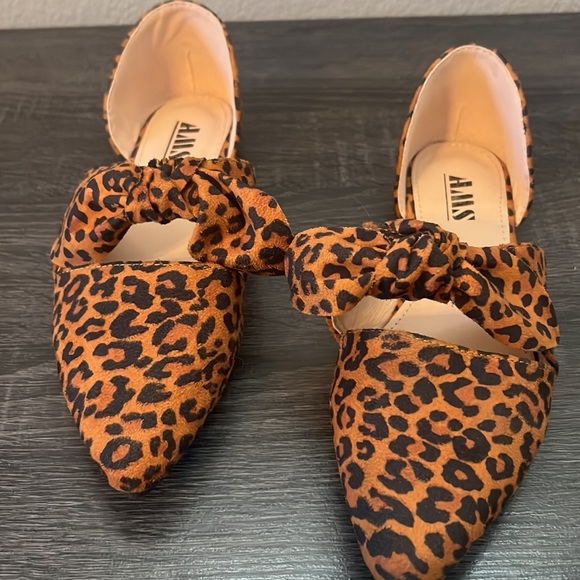 American Mettle Brown and black leopard flats NWOT - Picture 2 of 5